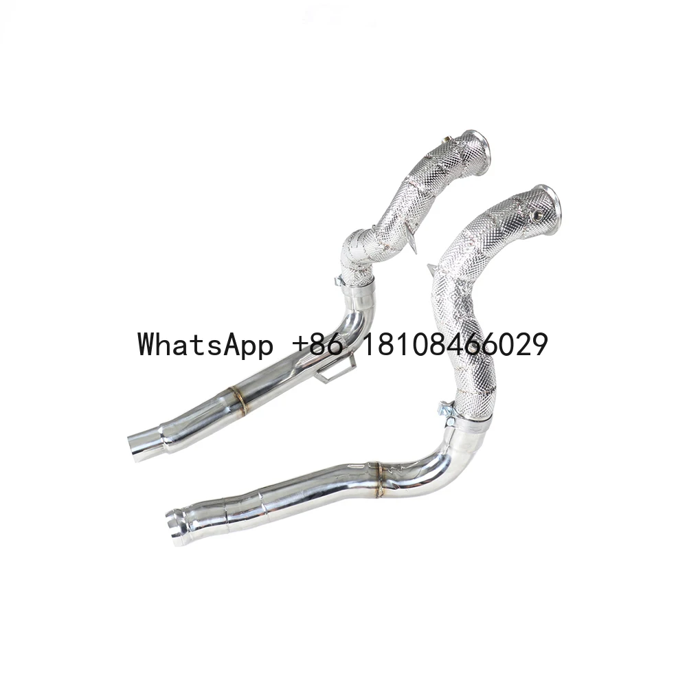 Performance Exhaust Downpipe With Heat Shield for Mercedes Benz AMG GT GTS GTC GTR
Performance Exhaust Downpipe With Heat Shield for Mercedes Benz AMG GT GTS GTC GTR