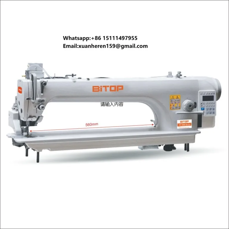 Bitop BT-9988-56P-D4 Triple Needle Long Arm Direct Drive Compound Feed Lockstitch Industrial Sewing Machines Price Manufacturer
Bitop BT-9988-56P-D4 Triple Needle Long Arm Direct Drive Compound Feed Lockstitch Industrial Sewing Machines Price Manufacturer