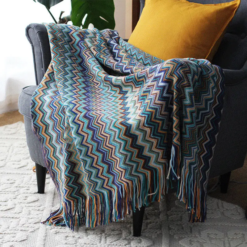 New Nordic Knitted Blankets Bohemian Plaid Throw Blanket Sofa Cover With Tassels Travel Leisure Bed Cover Blanket boho Bedspread
New Nordic Knitted Blankets Bohemian Plaid Throw Blanket Sofa Cover With Tassels Travel Leisure Bed Cover Blanket boho Bedspread