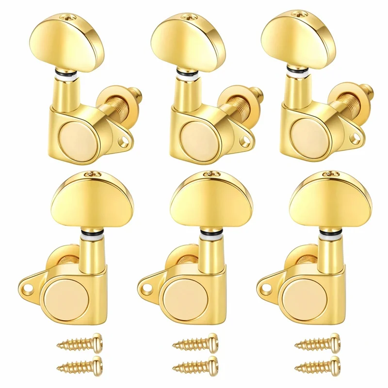 B48B-Guitar Tuner Pegs Set 6PCS Guitar Replacement Tuning Pegs Grover Tuners Head Knob Buttons
B48B-Guitar Tuner Pegs Set 6PCS Guitar Replacement Tuning Pegs Grover Tuners Head Knob Buttons