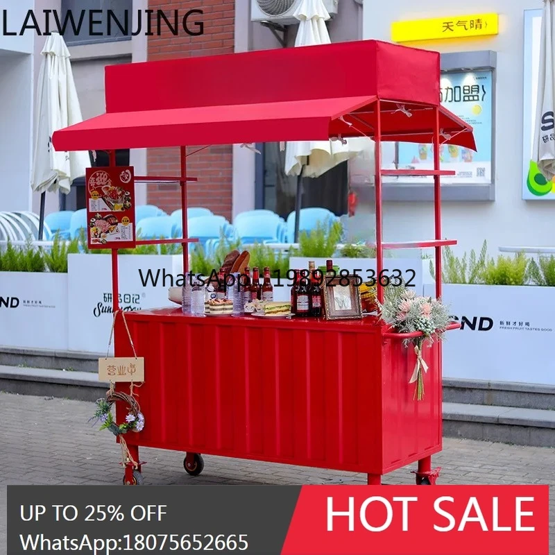 B1 outdoor wrought iron stall trolley shopping mall night market stall cart mobile display
B1 outdoor wrought iron stall trolley shopping mall night market stall cart mobile display