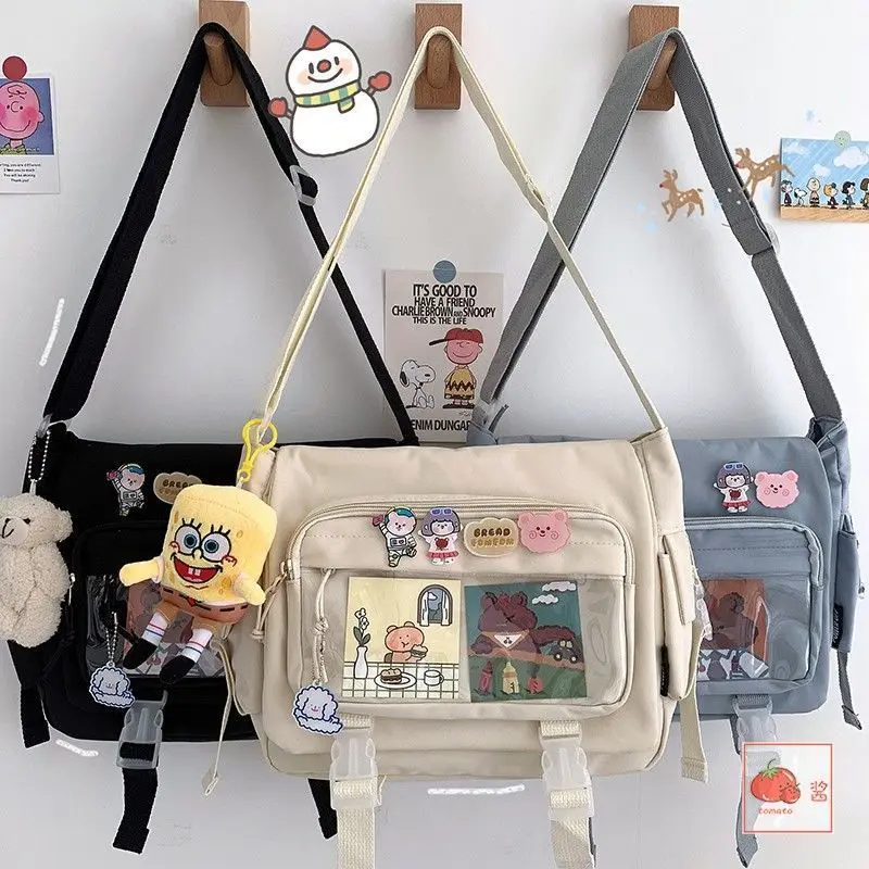 Nylon Crossbody Bags for Women Messenger Bag College Student School Bags Large Capacity Versatile Youth Female Shoulder Tote Bag
Nylon Crossbody Bags for Women Messenger Bag College Student School Bags Large Capacity Versatile Youth Female Shoulder Tote Bag