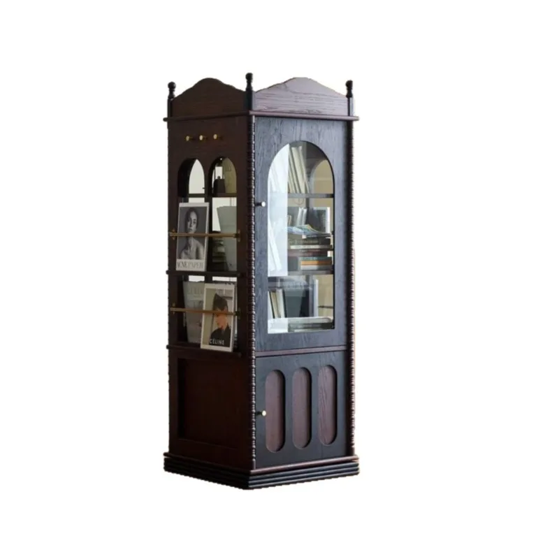 bookcase vintage rotating storage cabinet with glass door corner magazine cabinet 360 degree vertical cabinet display cabinet
bookcase vintage rotating storage cabinet with glass door corner magazine cabinet 360 degree vertical cabinet display cabinet