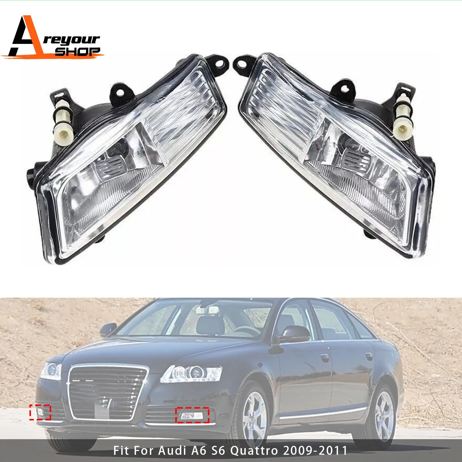 Pair Front Bumper Driving Fog Light Lamps for Audi A6 Avant 4F C6 2009 2010 2011
Pair Front Bumper Driving Fog Light Lamps for Audi A6 Avant 4F C6 2009 2010 2011