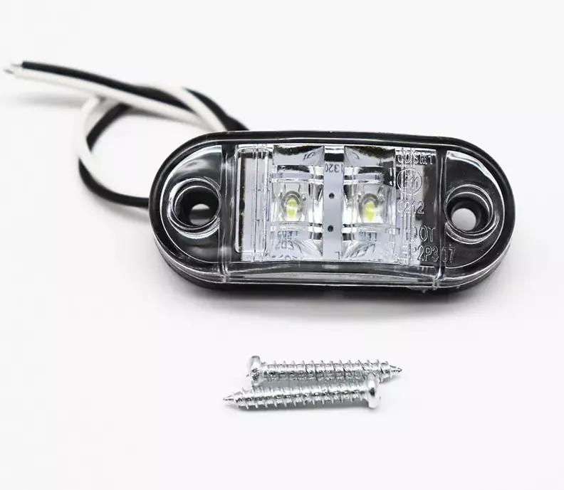 10 Pcs Clear White 12v 2 Led Side Front Marker Lamps Lights Truck Lorry Dot For Cars,Trailers,Truck Etc Car Accessories
10 Pcs Clear White 12v 2 Led Side Front Marker Lamps Lights Truck Lorry Dot For Cars,Trailers,Truck Etc Car Accessories