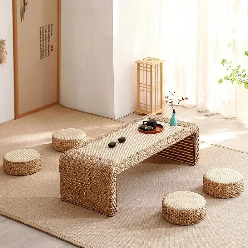 Vine Woven Tatami Tea Table Balcony Table Tea Table Simple Bay Window Japanese Style Low Tables Home Platform Combination Tables
Vine Woven Tatami Tea Table Balcony Table Tea Table Simple Bay Window Japanese Style Low Tables Home Platform Combination Tables