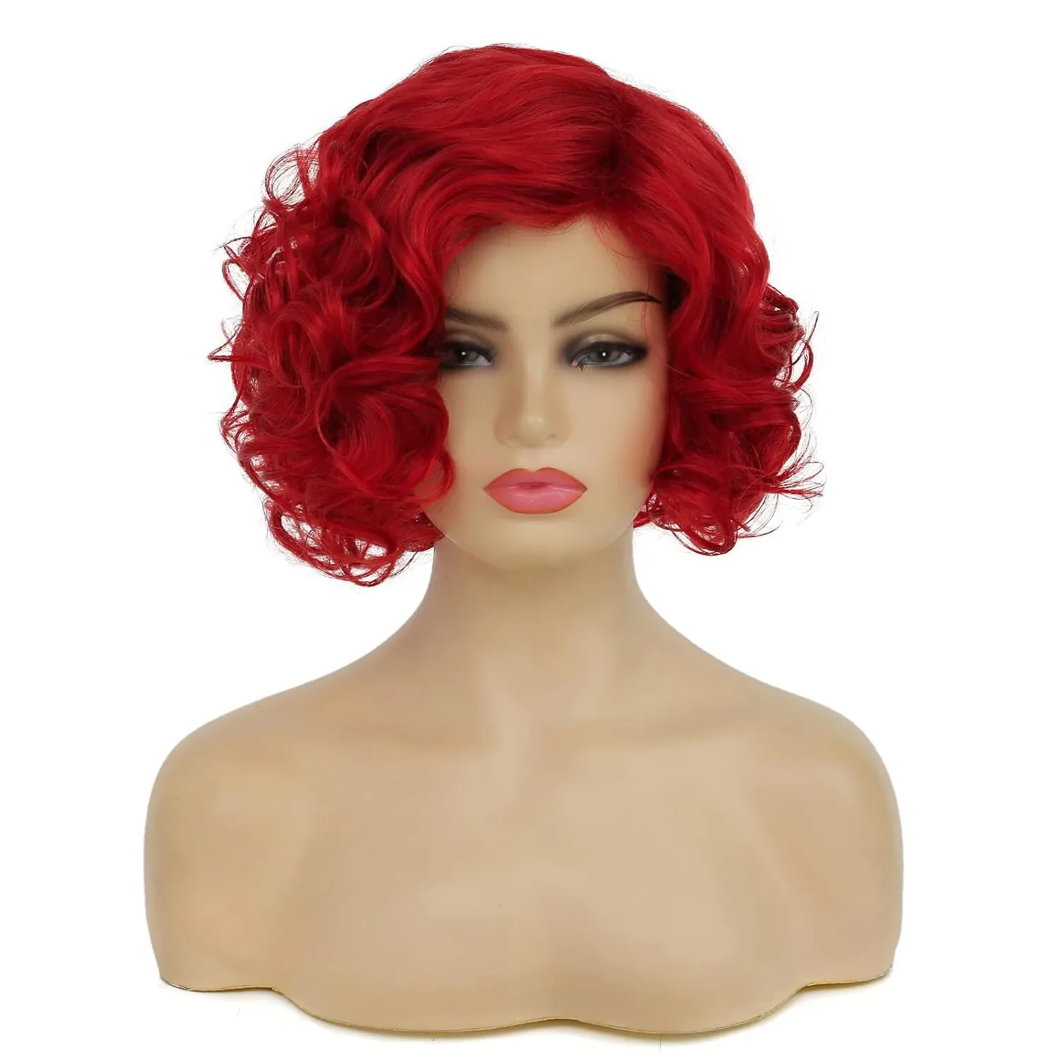 European and American style women's short curly hair 14-inch high temperature silk wig
European and American style women's short curly hair 14-inch high temperature silk wig