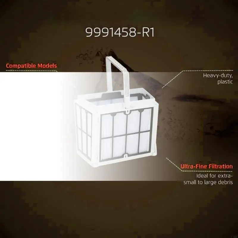Filter Basket Pool Cleaner Accessory for Efficient Particle Trapping Maintenance for Series Robotic Pool Cleaner Y4QC
Filter Basket Pool Cleaner Accessory for Efficient Particle Trapping Maintenance for Series Robotic Pool Cleaner Y4QC