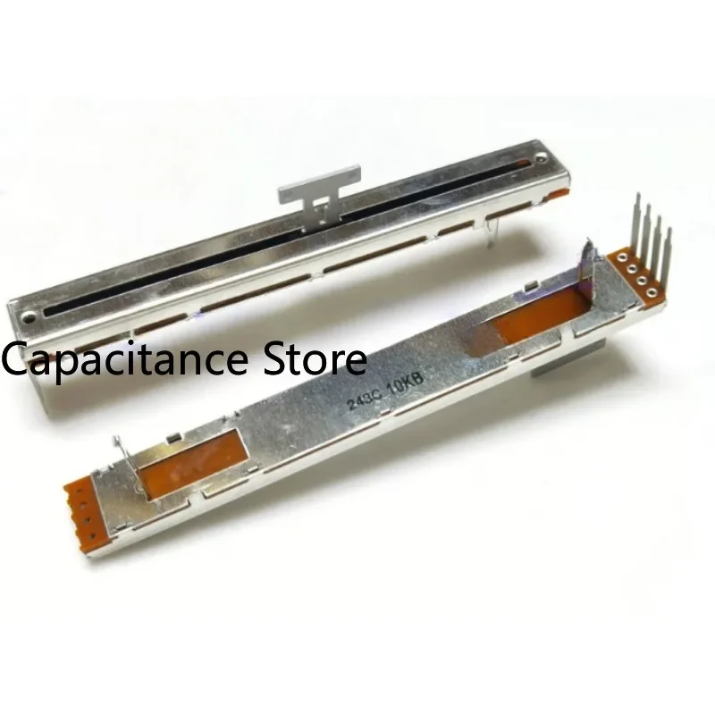 5PCS Slide Potentiometer Original Mixer Fader 4 Pin B10K
5PCS Slide Potentiometer Original Mixer Fader 4 Pin B10K