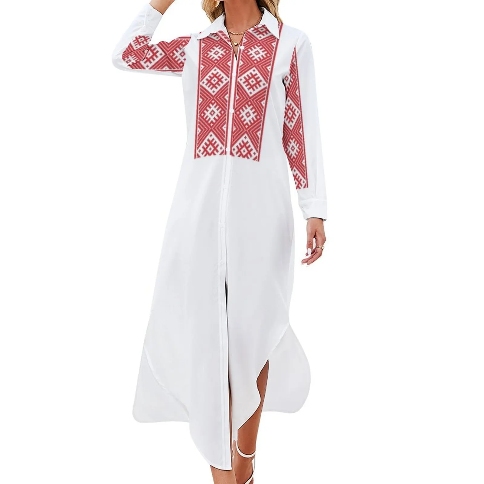 Арнамент Смвал Ярылы Long Sleeved Shirt Dress summer clothes women dresses Woman dresses Dresses gala
Арнамент Смвал Ярылы Long Sleeved Shirt Dress summer clothes women dresses Woman dresses Dresses gala