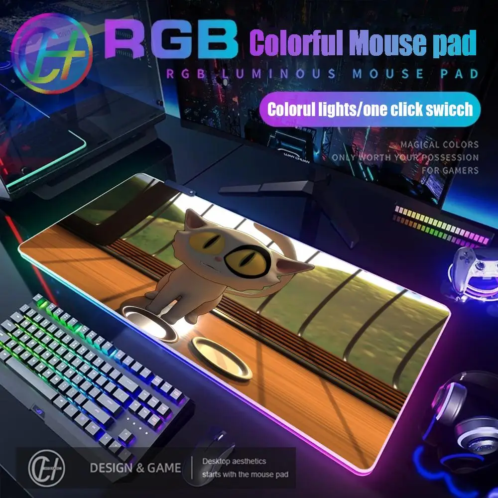 Anime Suzume Mouse Pad RGB Gaming Mouse Pad Desk Mat HD Gamer Large LED Light XXL MousePads PC Computer Carpet
Anime Suzume Mouse Pad RGB Gaming Mouse Pad Desk Mat HD Gamer Large LED Light XXL MousePads PC Computer Carpet