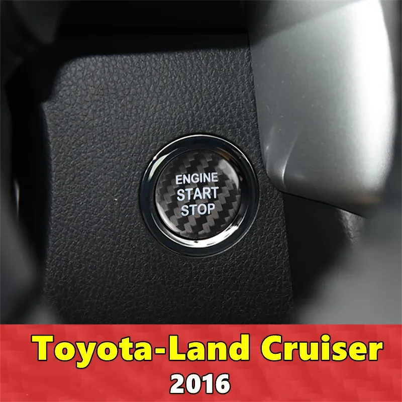 Наклейка из углеродного волокна для кнопки запуска и остановки двигателя Toyota Land Cruiser 2016
Наклейка из углеродного волокна для кнопки запуска и остановки двигателя Toyota Land Cruiser 2016