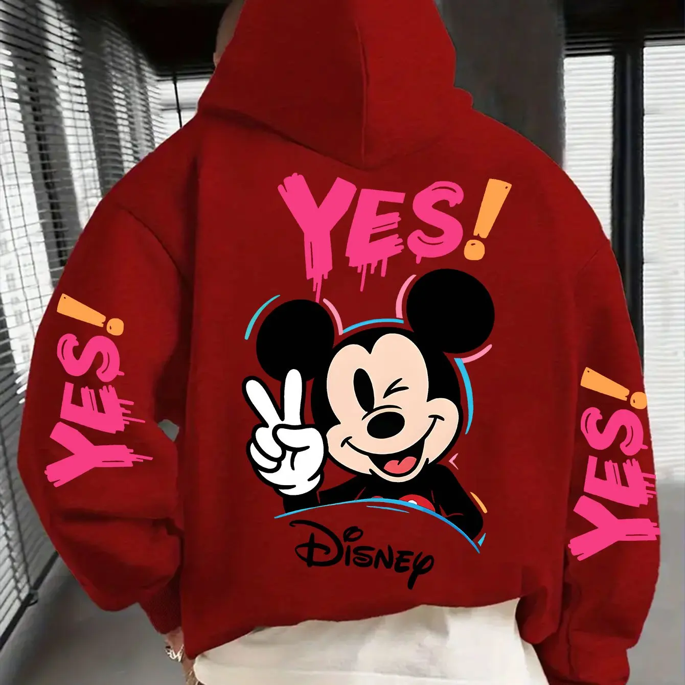 Мужская толстовка с рисунком Микки Мауса Диснея, осень-зима, повседневный пуловер унисекс, толстовка, одежда, уличная одежда большого размера
Мужская толстовка с рисунком Микки Мауса Диснея, осень-зима, повседневный пуловер унисекс, толстовка, одежда, уличная одежда большого размера