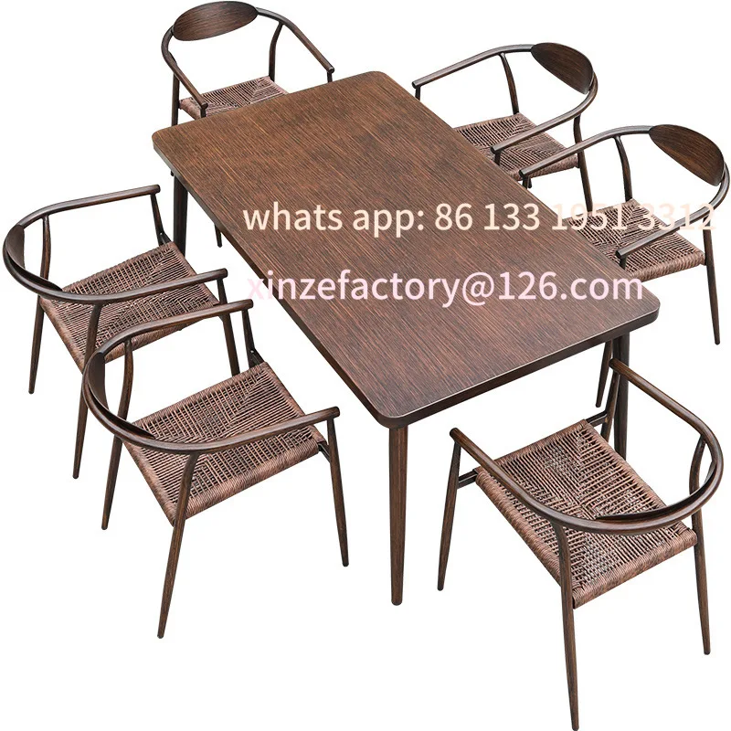 Customizable outdoor table and chair combination courtyard open-air garden table and chair three-piece set household outdoor wat
Customizable outdoor table and chair combination courtyard open-air garden table and chair three-piece set household outdoor wat