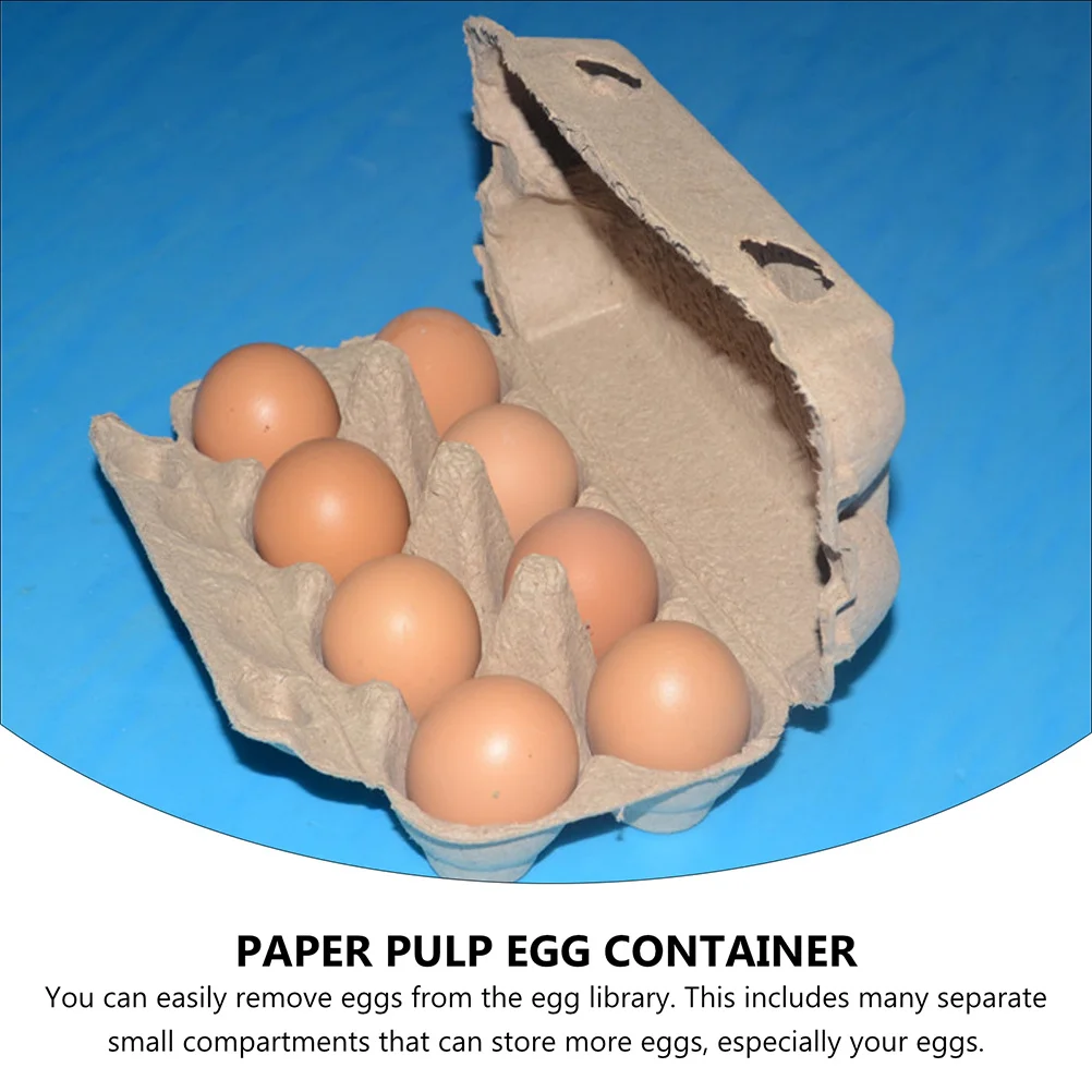 20 Pcs Egg Storage Reusable Carton Pulp Cartons Eggs Farm Fresh Paper for Chicken
20 Pcs Egg Storage Reusable Carton Pulp Cartons Eggs Farm Fresh Paper for Chicken