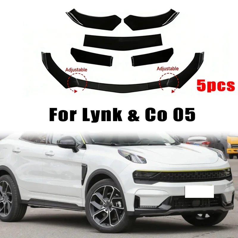5Pcs ABS Material Universal Car Front Bumper Separator Bumper Lip Body Kit Duck Lip Separator For Lynk & Co 05 Car Accessories
5Pcs ABS Material Universal Car Front Bumper Separator Bumper Lip Body Kit Duck Lip Separator For Lynk & Co 05 Car Accessories