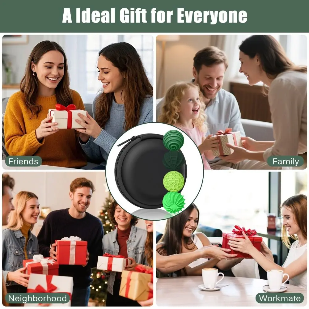 4Pcs Silent Magnetic Fidget Balls Attraction Textures Silicone Shell Stress Relief Balls Anti-Stress Sensory Fidget Ball
4Pcs Silent Magnetic Fidget Balls Attraction Textures Silicone Shell Stress Relief Balls Anti-Stress Sensory Fidget Ball