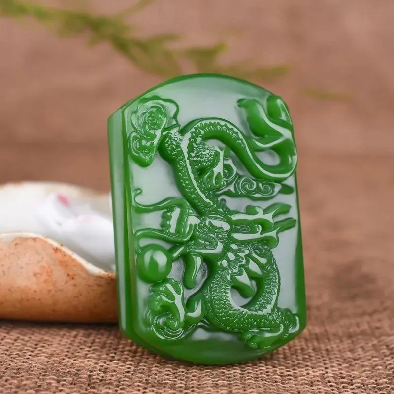 Natural Green Handmade Carved Dragon Jade Belt Buckle, Fashionable Boutique Jewelry, Men's and Women's Belt Buckle Gift
Natural Green Handmade Carved Dragon Jade Belt Buckle, Fashionable Boutique Jewelry, Men's and Women's Belt Buckle Gift