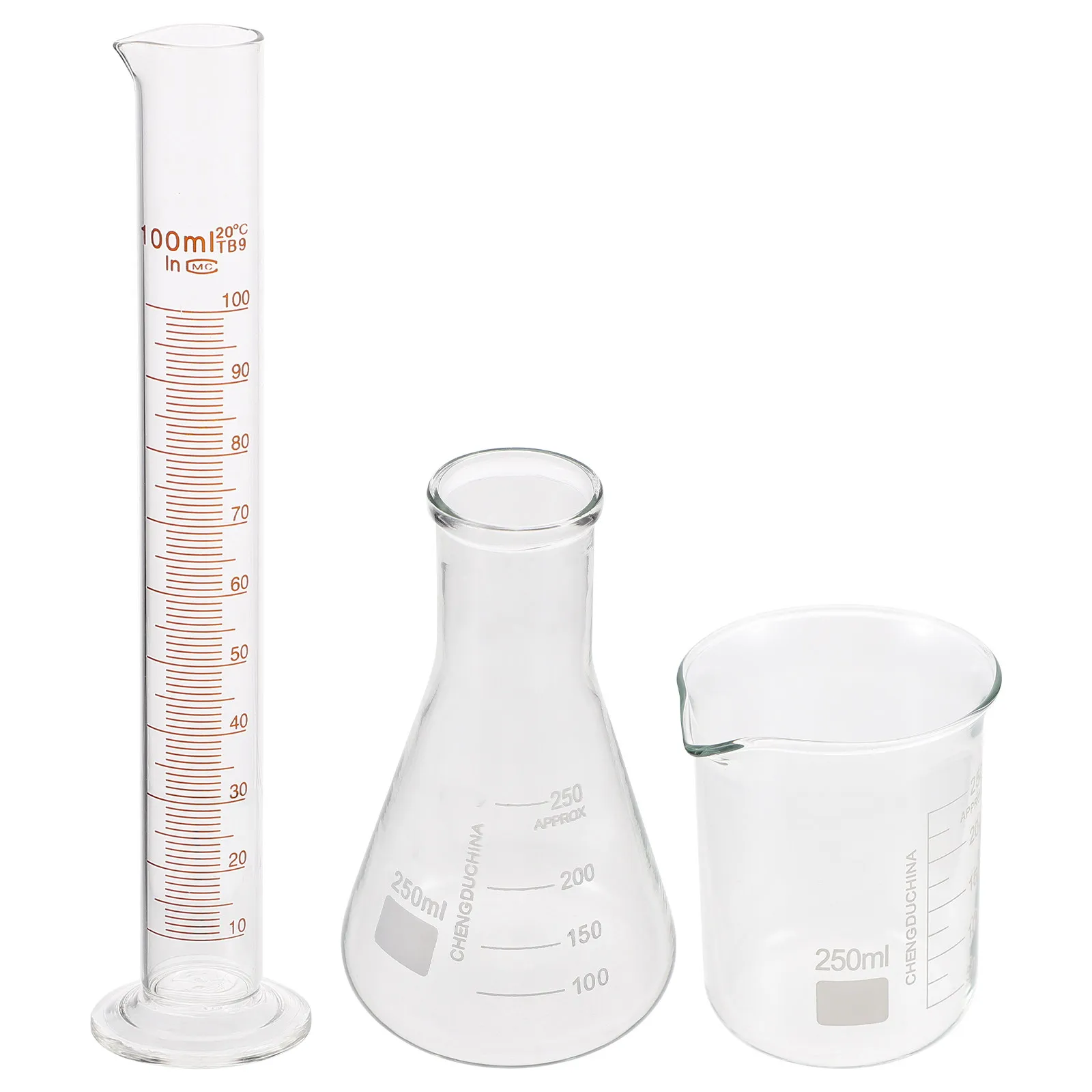 1Set Premium Laboratory Glass Measuring Cylinder Beaker Conical Flask Set Chemically Resistant Clear Scale Accurate Measurement
1Set Premium Laboratory Glass Measuring Cylinder Beaker Conical Flask Set Chemically Resistant Clear Scale Accurate Measurement