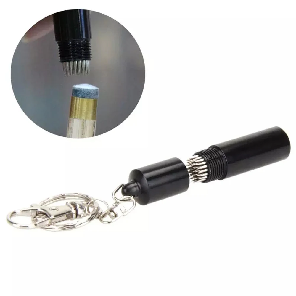 Accessories with Keychain Tapper tip Black Snooker Stick Pick Billiard Cue Tip Shaper Needle Thorn Tool Pool Cue Tip Shaper
Accessories with Keychain Tapper tip Black Snooker Stick Pick Billiard Cue Tip Shaper Needle Thorn Tool Pool Cue Tip Shaper