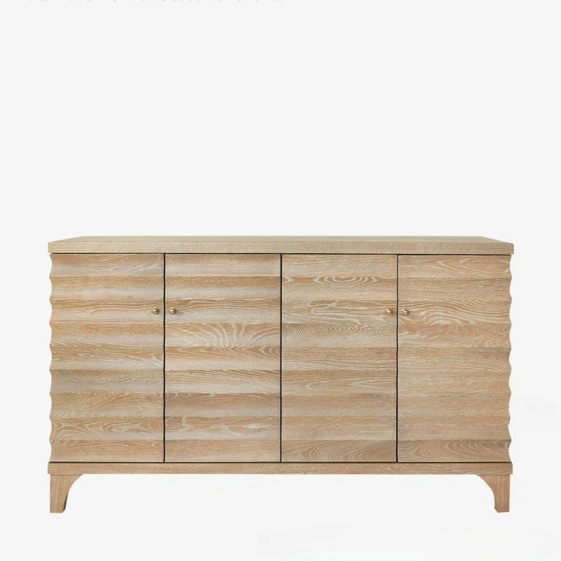 Retro and old all-solid wood dining side cabinet, modern simple restaurant storage cabinet integrated against the wall tea
Retro and old all-solid wood dining side cabinet, modern simple restaurant storage cabinet integrated against the wall tea