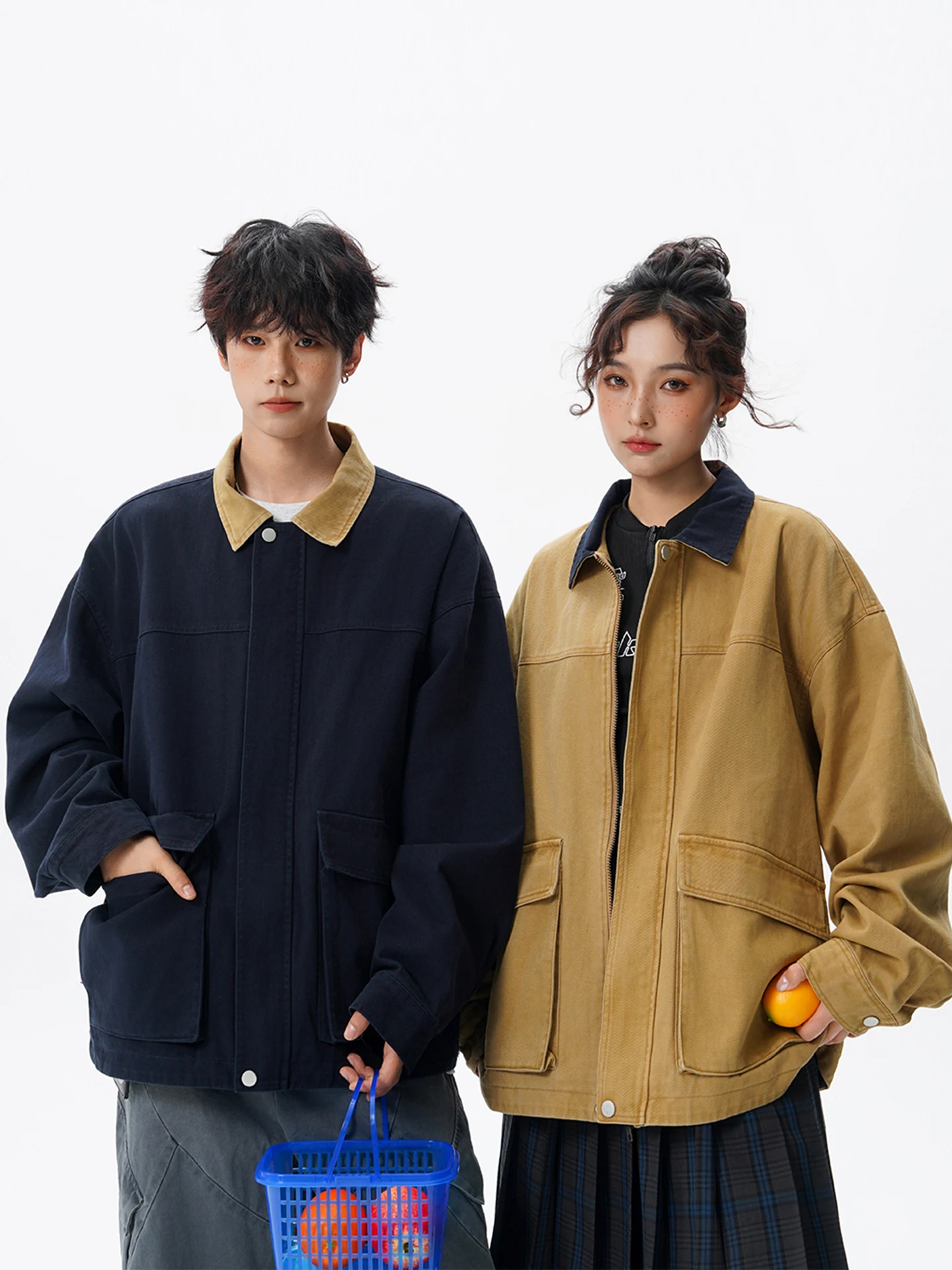 Винтажная рабочая куртка Waed для мужчин, в американском ретро-стиле, Cleanfit Harlington, свободный крой, осенняя верхняя одежда, хлопок, молодежная, модная
Винтажная рабочая куртка Waed для мужчин, в американском ретро-стиле, Cleanfit Harlington, свободный крой, осенняя верхняя одежда, хлопок, молодежная, модная