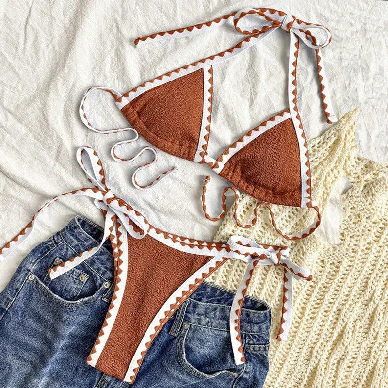 New Sexy Bikinis 2025 Swimsuits Women's Swimwear Push Up Female Beach Swim Wear Bathing Suits Brazilian Bikini Set Pool Bather
New Sexy Bikinis 2025 Swimsuits Women's Swimwear Push Up Female Beach Swim Wear Bathing Suits Brazilian Bikini Set Pool Bather