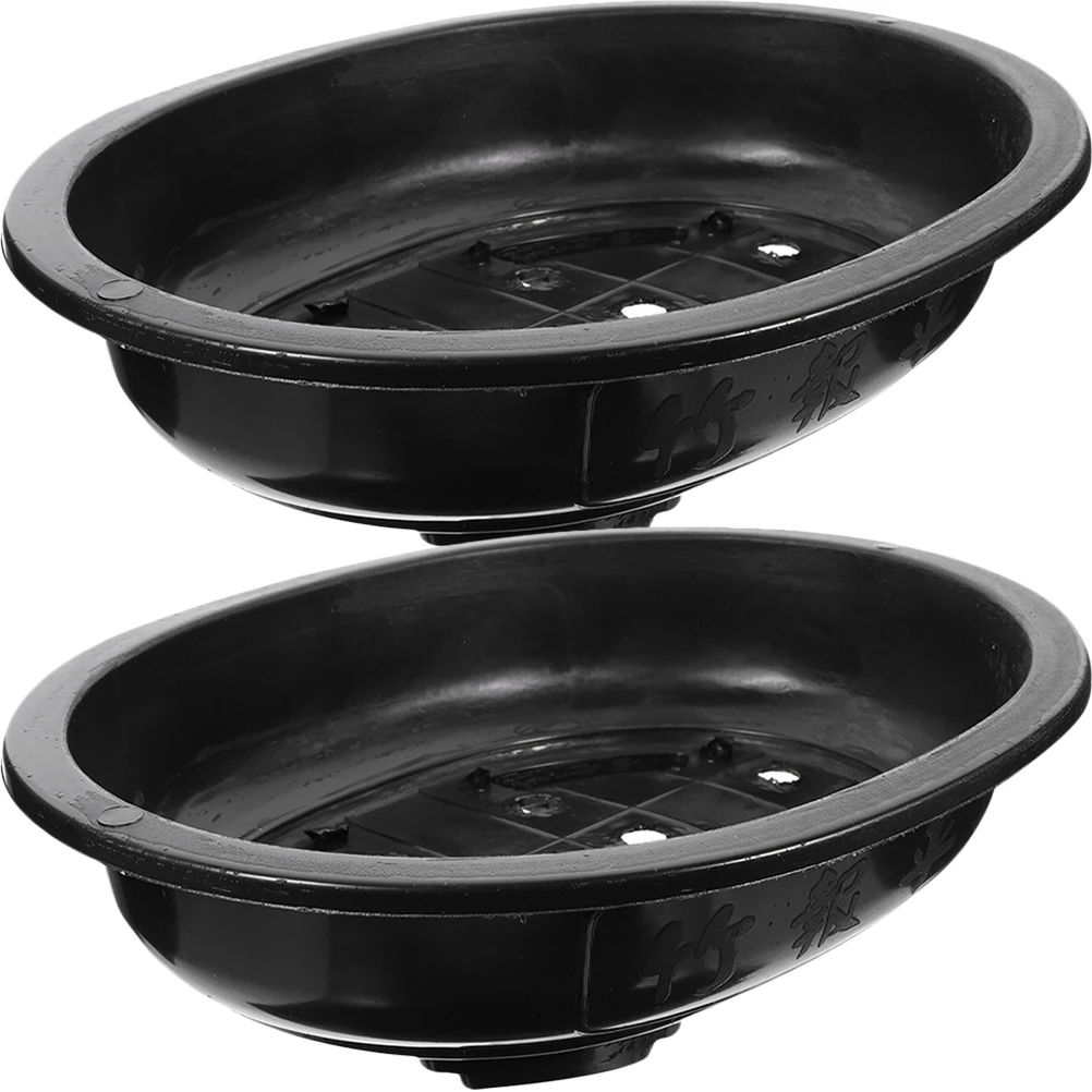 4Pcs Large Oval Flowerpot Bonsai Pots Plastic Succulents Planter Container Gardening Home Balcony Garden
4Pcs Large Oval Flowerpot Bonsai Pots Plastic Succulents Planter Container Gardening Home Balcony Garden