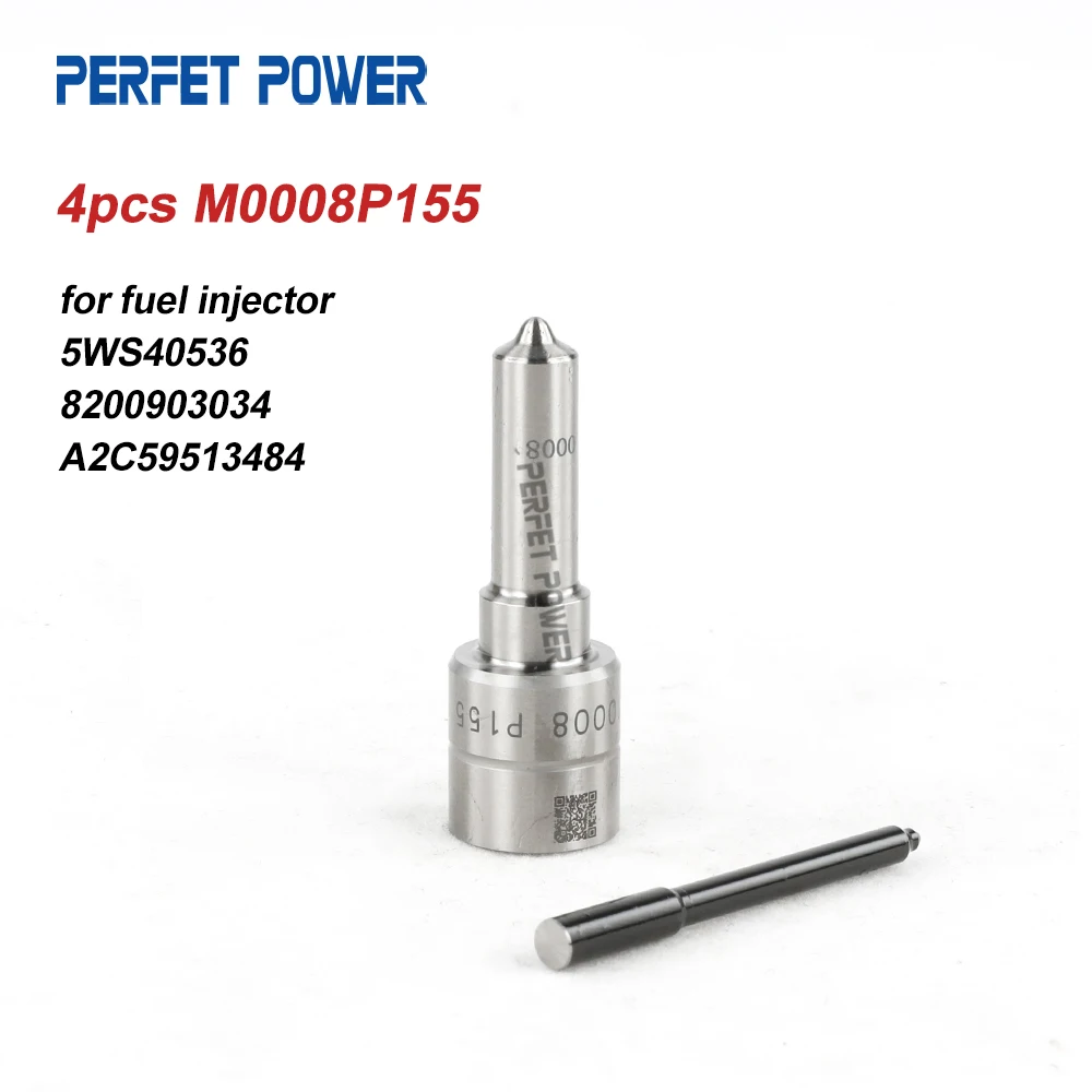 4pcs LIWEI M0008P155 Fuel Injector Nozzle for 5WS40536 8200903034 A2C59513484 China Made New
4pcs LIWEI M0008P155 Fuel Injector Nozzle for 5WS40536 8200903034 A2C59513484 China Made New