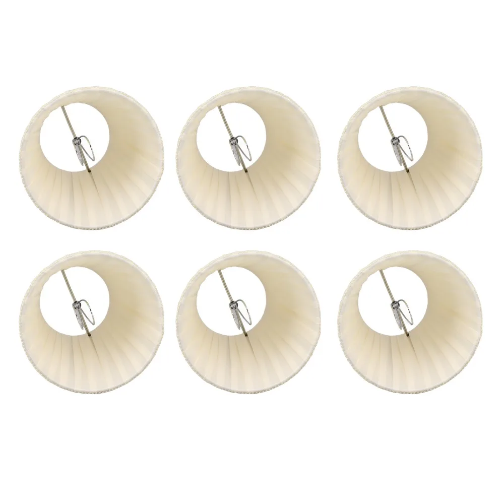 6PCS Modern Fabric Lampshade Clip On Design 5.1 inch Height Lamp Cover Small Lamp Shades Table Lamp
6PCS Modern Fabric Lampshade Clip On Design 5.1 inch Height Lamp Cover Small Lamp Shades Table Lamp