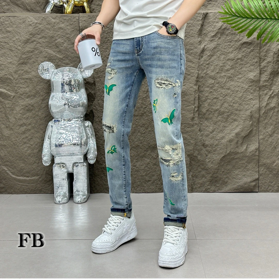 Мужские джинсы Slim Fit с цифровой печатью, бренд Faion, с высококачественной печатью, повседневные, из хлопка, полиэстера и эластичного волокна
Мужские джинсы Slim Fit с цифровой печатью, бренд Faion, с высококачественной печатью, повседневные, из хлопка, полиэстера и эластичного волокна