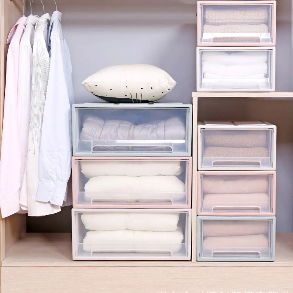 1pc Large Capacity Plastic Drawer Storage Box White Household Container Clothes ganizer Bins Lightweight Home for Toys
1pc Large Capacity Plastic Drawer Storage Box White Household Container Clothes ganizer Bins Lightweight Home for Toys