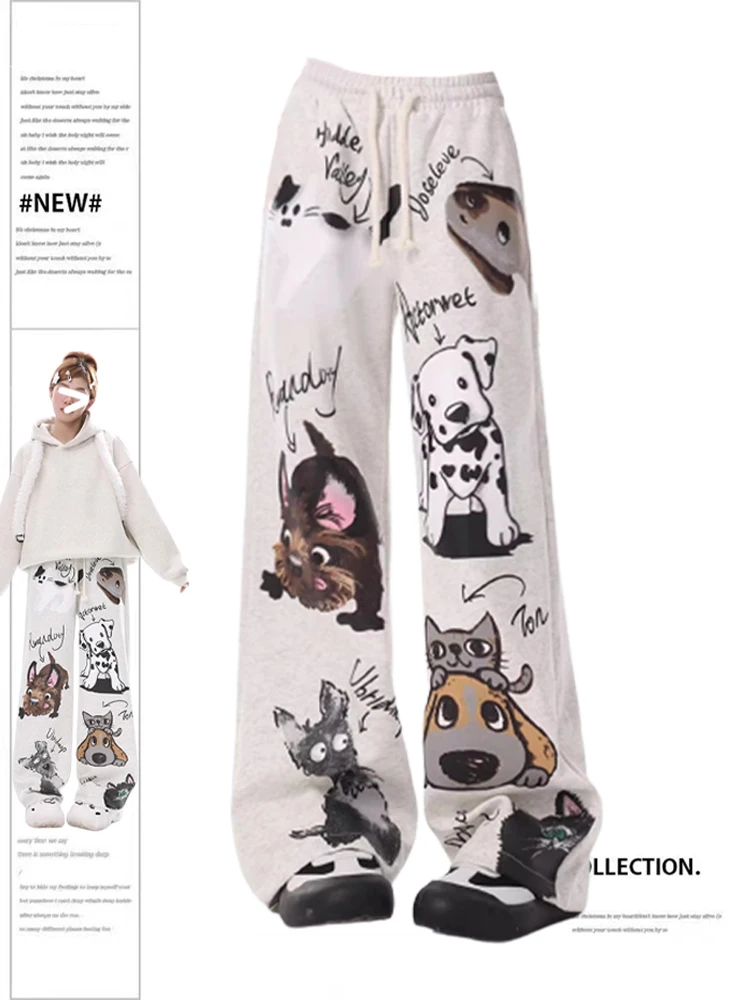 Women's Graffiti Print Sweatpants Baggy Y2k Harajuku Jogger Pants Vintage High Waist Baggy Trousers 2000s 90s Aesthetic Clothes
Women's Graffiti Print Sweatpants Baggy Y2k Harajuku Jogger Pants Vintage High Waist Baggy Trousers 2000s 90s Aesthetic Clothes