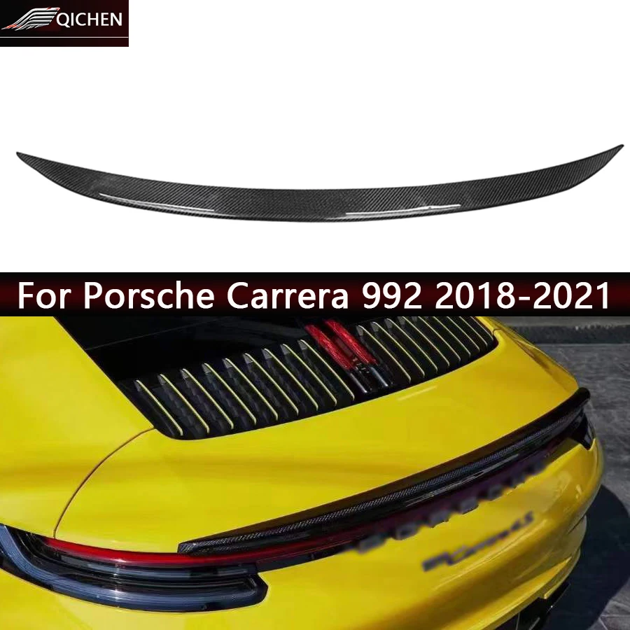 For Porsche Carrera 992 2018-2021 Carbon Fiber Tail fins Car Rear Trunk Spoiler Rear Wing Tail Wing Car Accessories body kit
For Porsche Carrera 992 2018-2021 Carbon Fiber Tail fins Car Rear Trunk Spoiler Rear Wing Tail Wing Car Accessories body kit