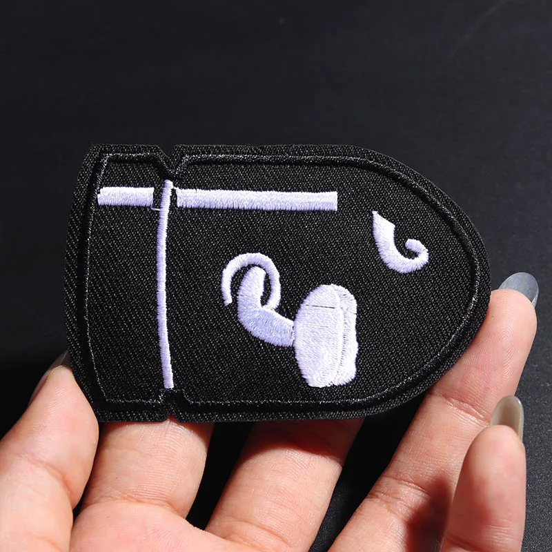 Punk Embroidered Patches, Iron On Appliques, 3D Brand Badges, Cute Warhead, Coat and Hat, Size 7.9*5.1cm
Punk Embroidered Patches, Iron On Appliques, 3D Brand Badges, Cute Warhead, Coat and Hat, Size 7.9*5.1cm
