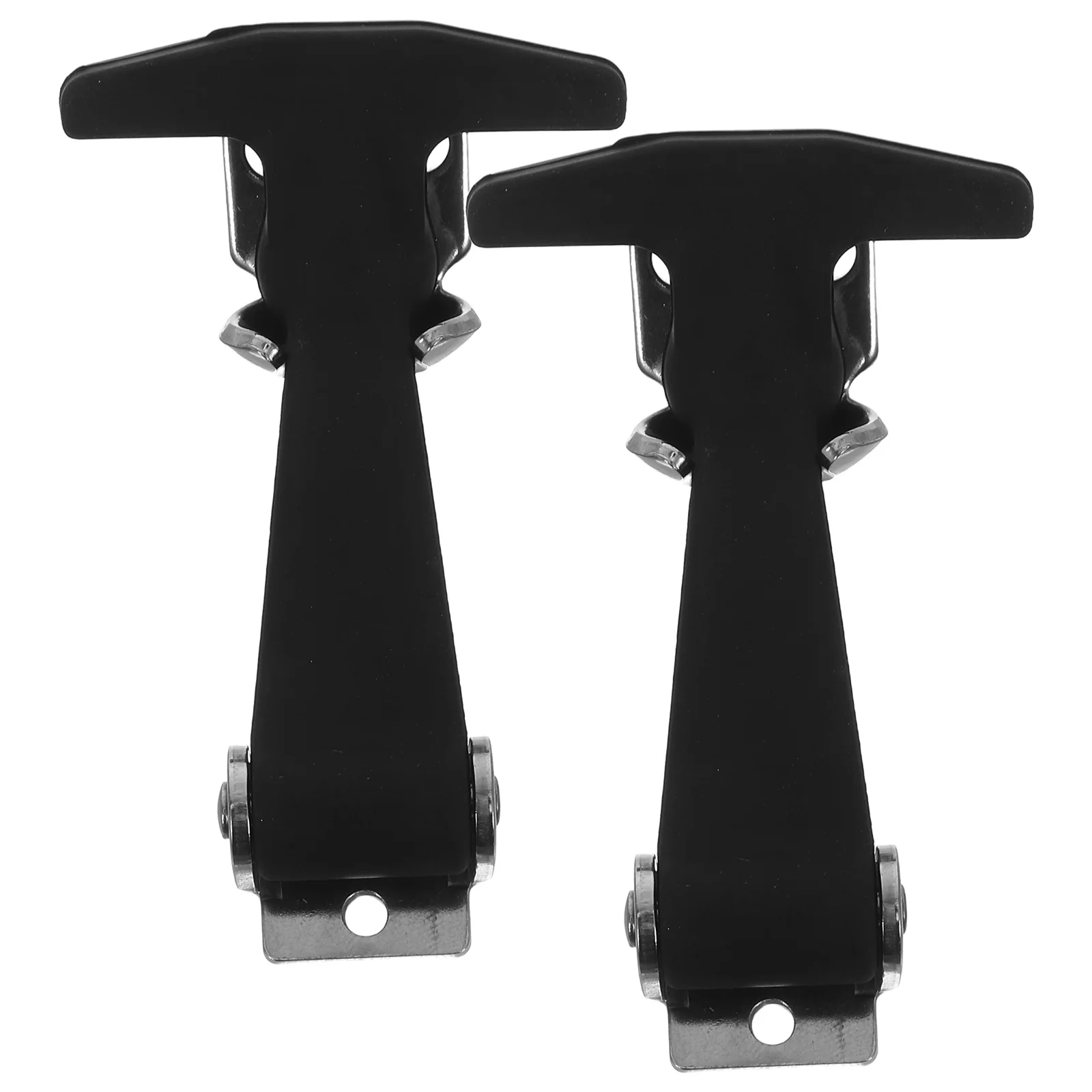 2Pcs Stainless Steel Hood Latch Rubber T-Handle Buckle Lock Flexible Vibration Resistant for Toolboxes Coolers Engines
2Pcs Stainless Steel Hood Latch Rubber T-Handle Buckle Lock Flexible Vibration Resistant for Toolboxes Coolers Engines