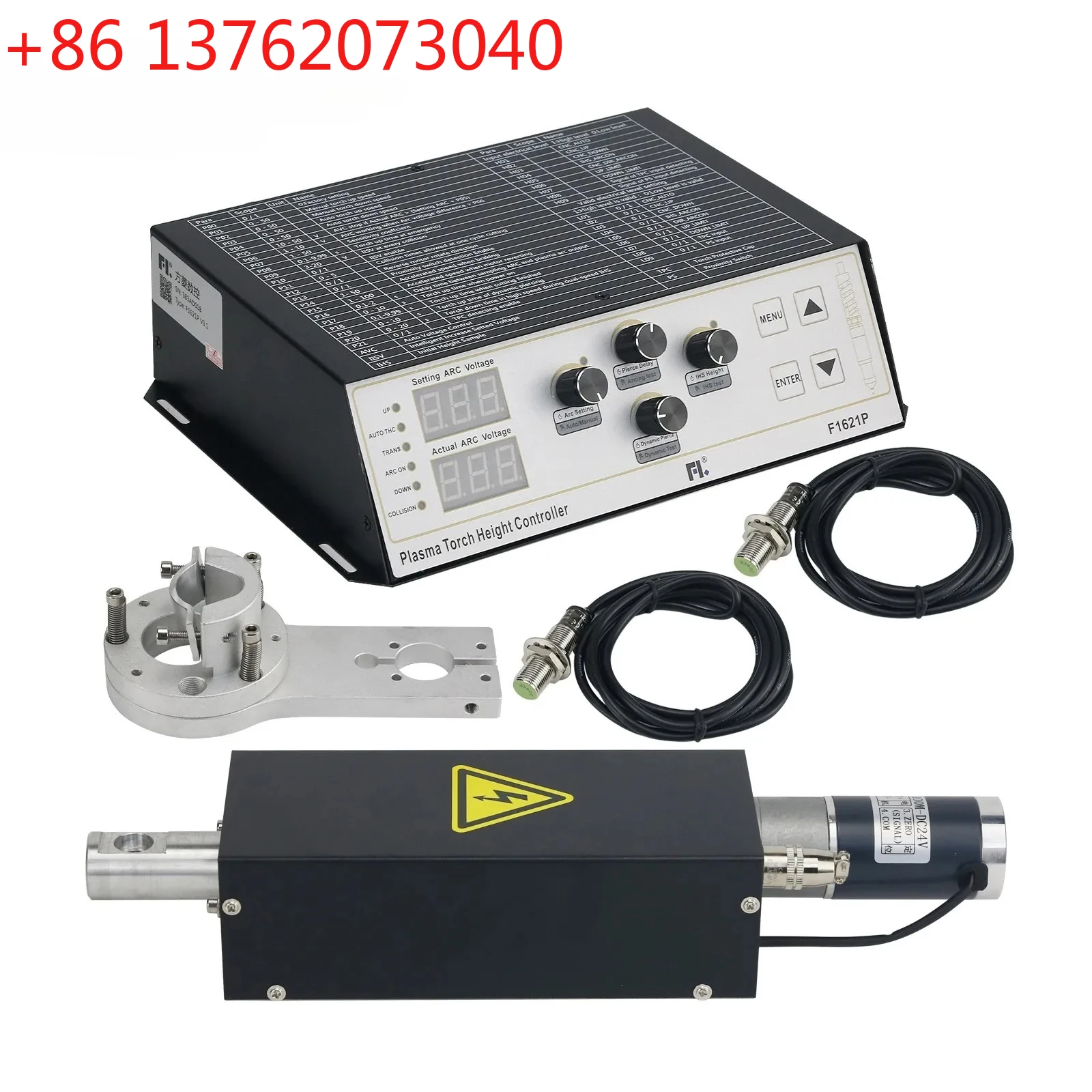 Maxgeek F1621 Plasma THC Torch Height Control + Torch Holder Lifter (1800mm/min) + Small Bumper Fit Plasma Cutting Machines
Maxgeek F1621 Plasma THC Torch Height Control + Torch Holder Lifter (1800mm/min) + Small Bumper Fit Plasma Cutting Machines