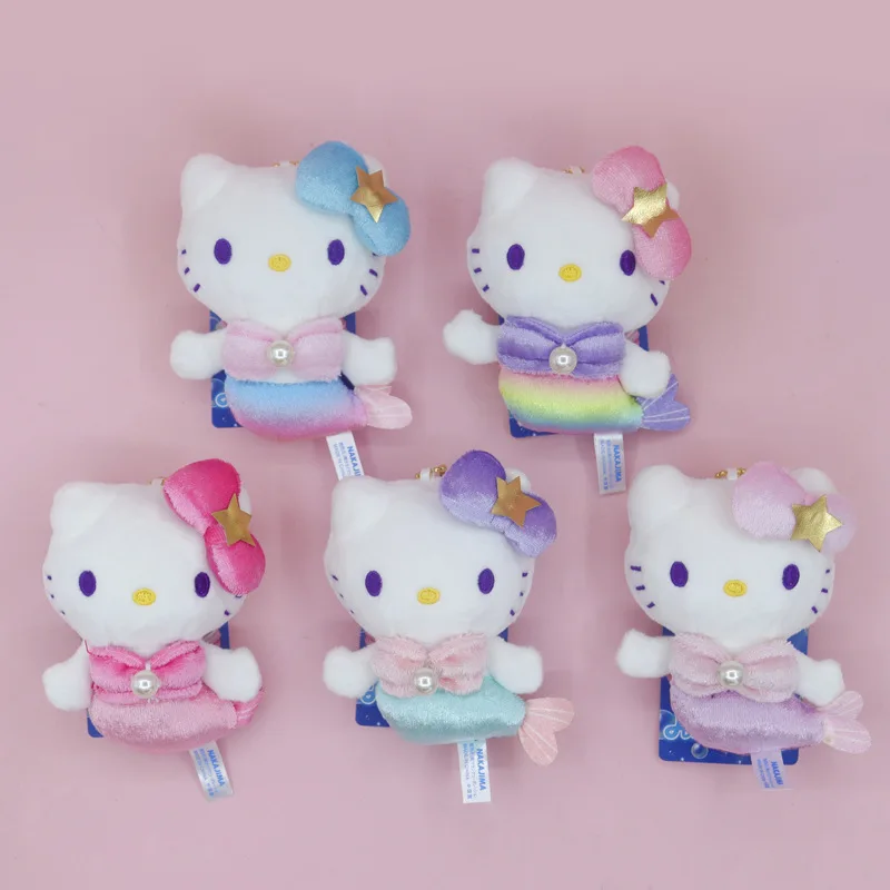 Новая плюшевая кукла Sanrio с подвеской, выставка на 50-летие, милая плюшевая игрушка «Hello Kitty», русалка, сумка для девочек, подвеска, Рождественский подарок
Новая плюшевая кукла Sanrio с подвеской, выставка на 50-летие, милая плюшевая игрушка «Hello Kitty», русалка, сумка для девочек, подвеска, Рождественский подарок
