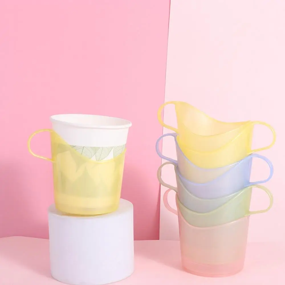 10pcs Anti-Scald Insulated Disposable Paper Cup Holder Plastic Translucent Tea Cup Sleeve Heat Resistant Paper Cup Stand
10pcs Anti-Scald Insulated Disposable Paper Cup Holder Plastic Translucent Tea Cup Sleeve Heat Resistant Paper Cup Stand