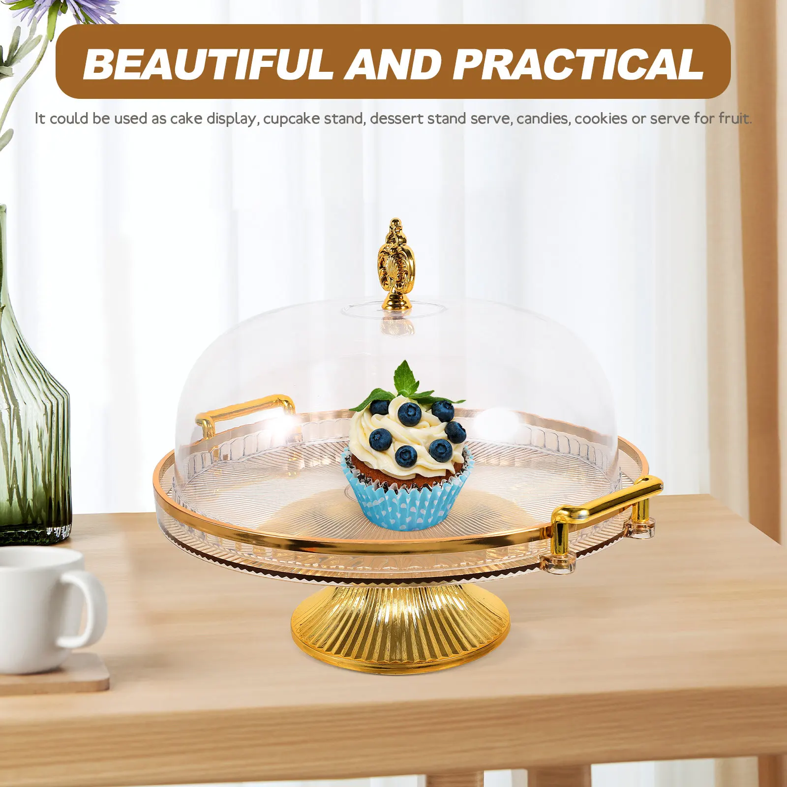 1Set High Leg Transparent Dessert Stand Cake Serving Tray Wedding Supply Birthday Cake Rack Snack Storage Display Holder
1Set High Leg Transparent Dessert Stand Cake Serving Tray Wedding Supply Birthday Cake Rack Snack Storage Display Holder