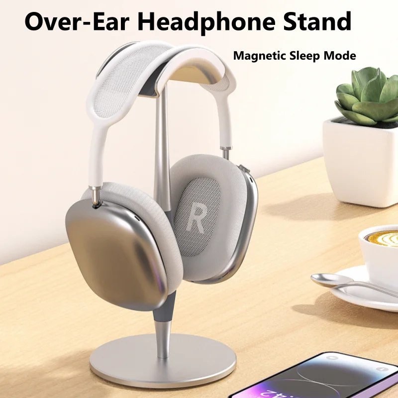 For AirPods Max Stand with Sleep Mode Aluminum +ABS Headphone Stand for Desk Anti-Slip Base Anti-Scratch Touch Surface
For AirPods Max Stand with Sleep Mode Aluminum +ABS Headphone Stand for Desk Anti-Slip Base Anti-Scratch Touch Surface
