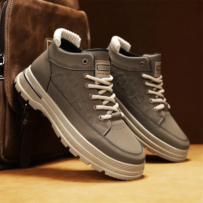 High Quality Men's Ankle Boots Men Casual Shoes Leather Breathable Outdoor Sneakers Work Boots Fashion Motorcycle Boots for Men
High Quality Men's Ankle Boots Men Casual Shoes Leather Breathable Outdoor Sneakers Work Boots Fashion Motorcycle Boots for Men