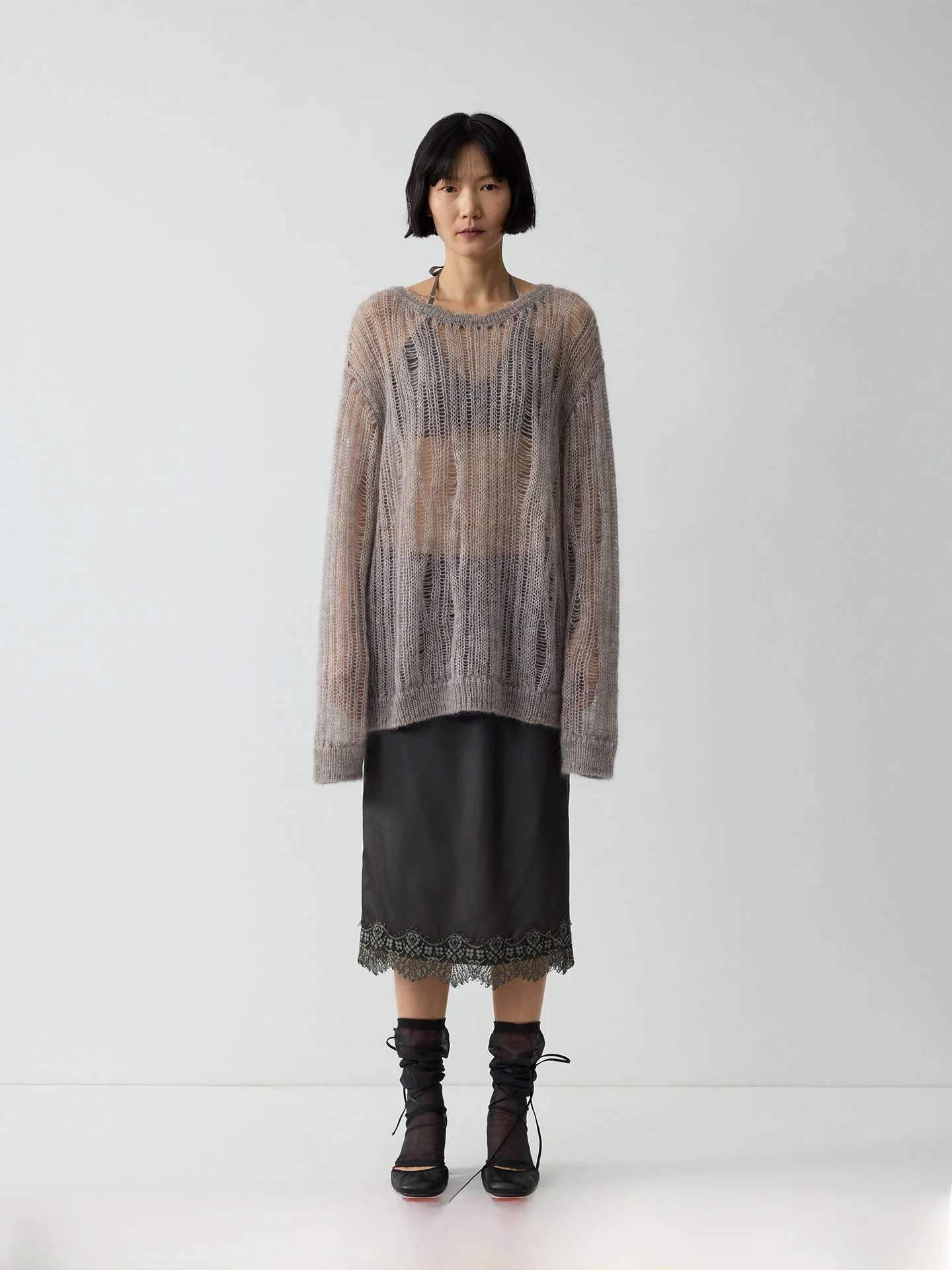 Spring New 100% Copper Ammonia Straight Lace Hem Elastic Waist Skirt Irregular Design Breathable Casual Women's Skirt
Spring New 100% Copper Ammonia Straight Lace Hem Elastic Waist Skirt Irregular Design Breathable Casual Women's Skirt