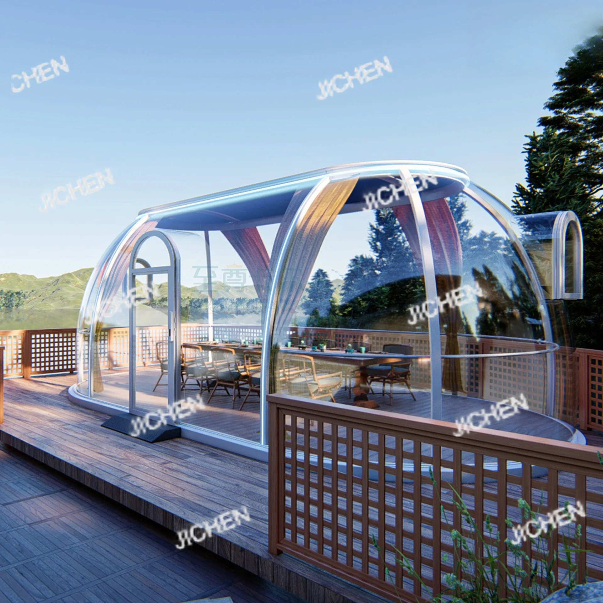 HS JC Supreme Oval Panoramic Star Room Internet Celebrity Pc Bubble House Family Villa Outdoor Sun Room
HS JC Supreme Oval Panoramic Star Room Internet Celebrity Pc Bubble House Family Villa Outdoor Sun Room