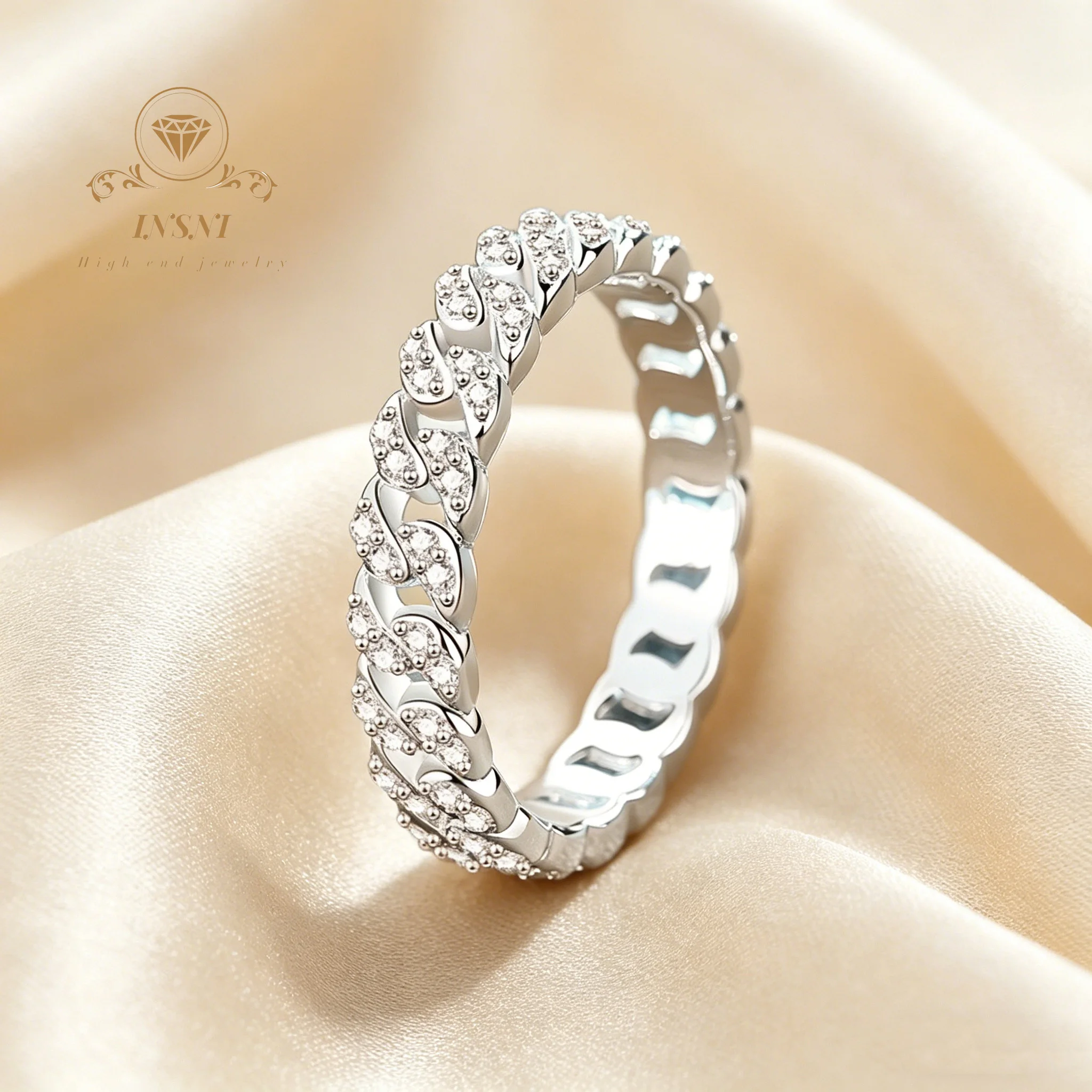 S925 Sterling Silver All-moissanite Women's Full Diamond Gypsy Ring Exquisite Light Luxury Affordable Jewelry Gift for Women
S925 Sterling Silver All-moissanite Women's Full Diamond Gypsy Ring Exquisite Light Luxury Affordable Jewelry Gift for Women