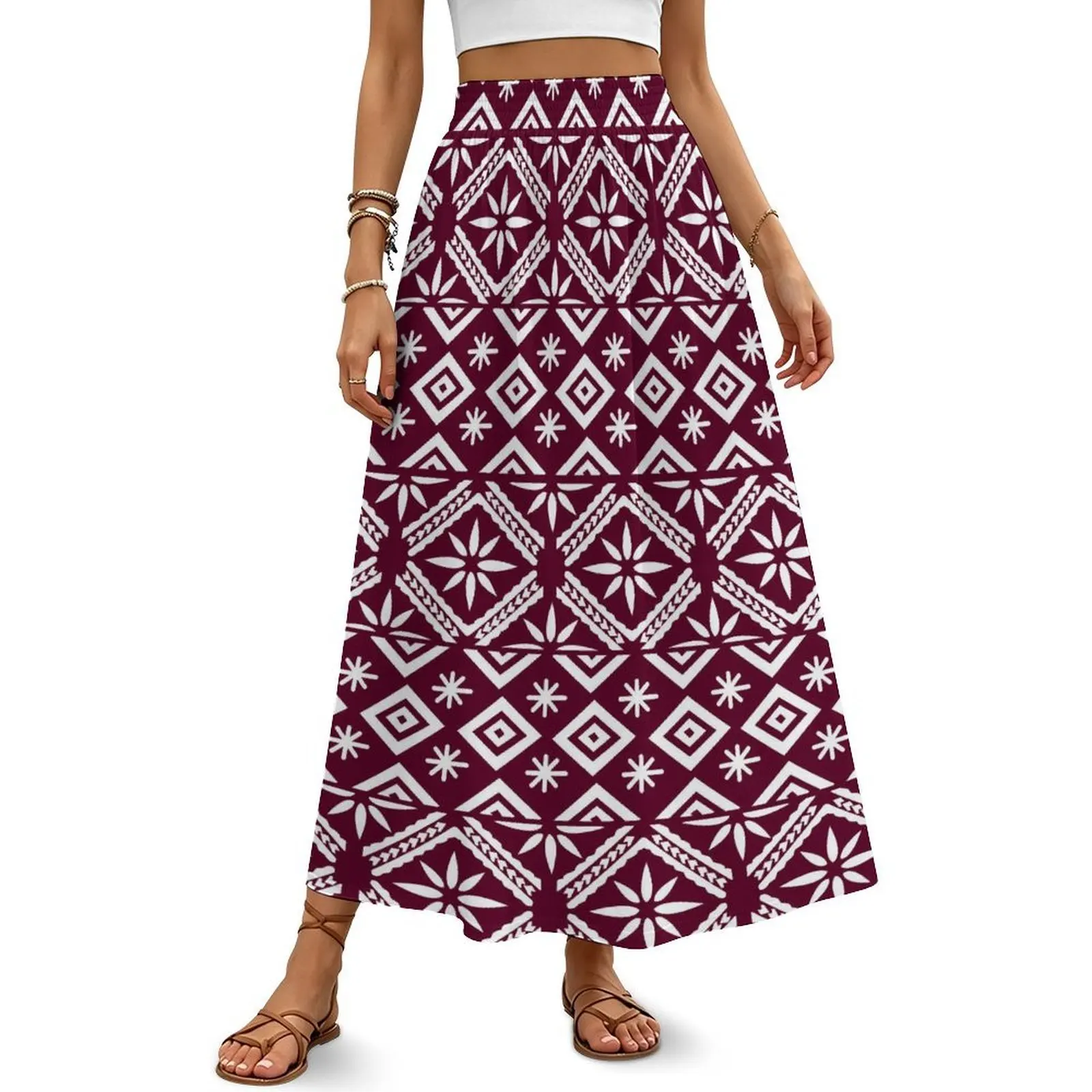Summer Women Fashion Party Holiday High Waist Long Skirts Factory Outlet Big Size 4XL Polynesian Tribal Print Maxi Skirt
Summer Women Fashion Party Holiday High Waist Long Skirts Factory Outlet Big Size 4XL Polynesian Tribal Print Maxi Skirt