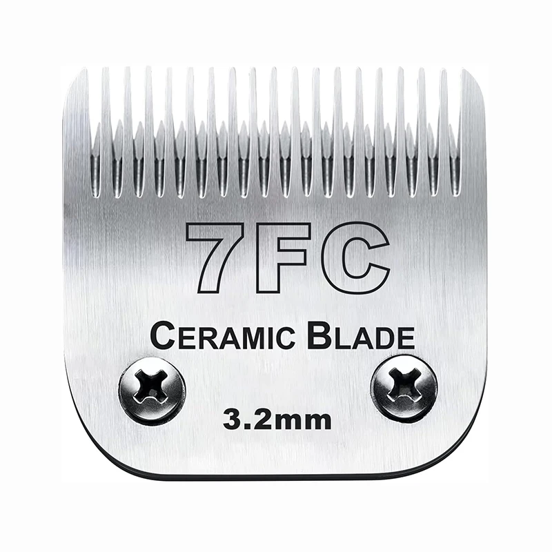 7FC Ceramic Detachable Pet Clipper Replacement Blade Compatible With Andis, Oster A5, Wahl KM Series Animal Dog Clippers,3.2mm
7FC Ceramic Detachable Pet Clipper Replacement Blade Compatible With Andis, Oster A5, Wahl KM Series Animal Dog Clippers,3.2mm