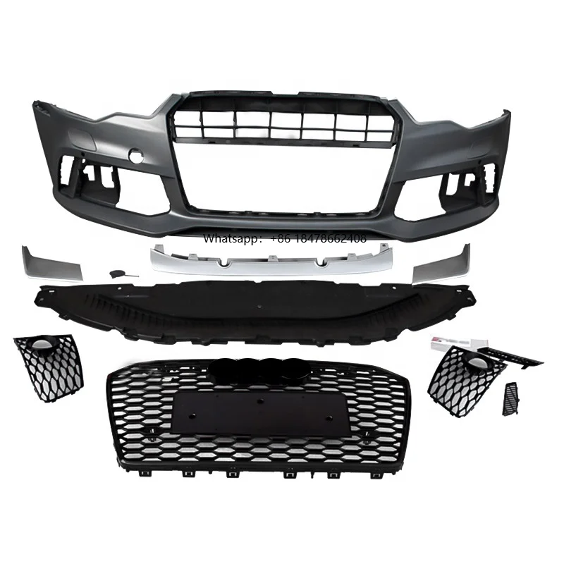 2011-2015 for A6 Facelift RS6 Style Front Bumper Sline 6 C7 Bodykit Made of Plastic for 2011 2012 2013 2014 2015 Models
2011-2015 for A6 Facelift RS6 Style Front Bumper Sline 6 C7 Bodykit Made of Plastic for 2011 2012 2013 2014 2015 Models