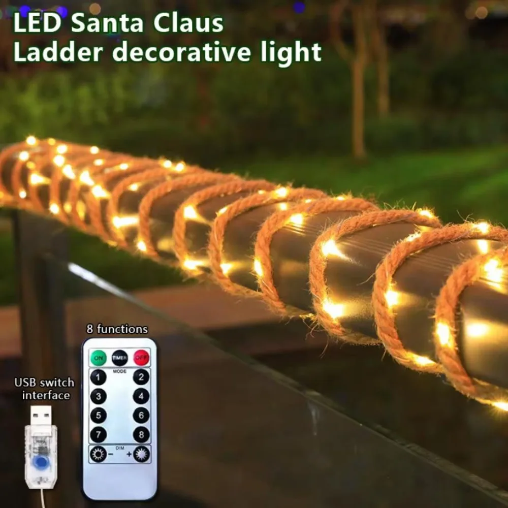 Creative Retro Hemp Rope USB String Light 5m 10m Garden Decorative Lamp for Home Courtyard Landscape Outdoor Camping Decoration
Creative Retro Hemp Rope USB String Light 5m 10m Garden Decorative Lamp for Home Courtyard Landscape Outdoor Camping Decoration