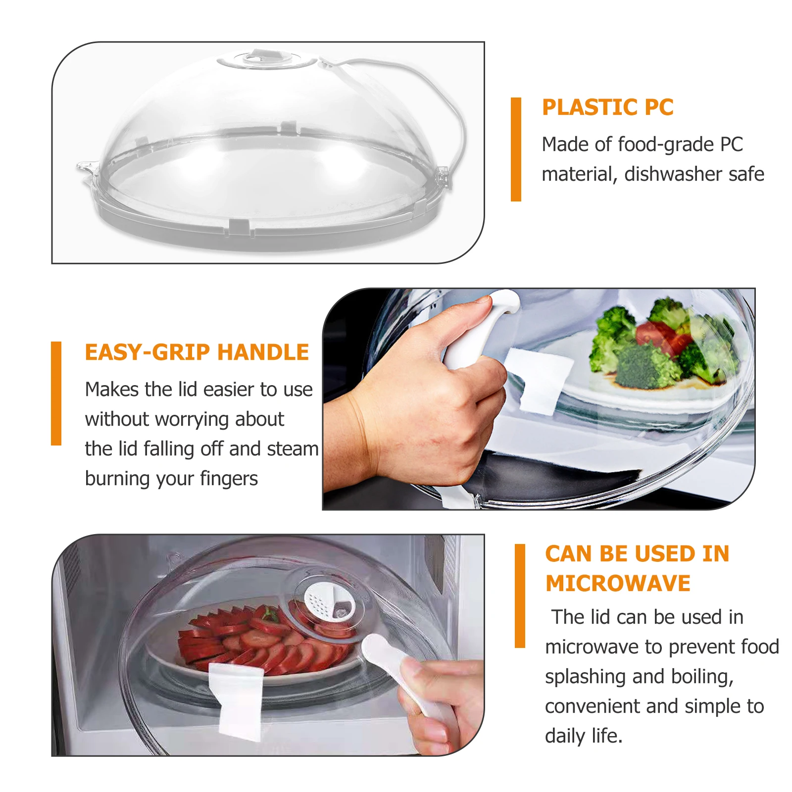 Microwave Splatter Cover Freshness Guard Heat Resistant Food Lid Dish Cover Kitchen Tool Retain Flavor Reduce Mess Easy Clean
Microwave Splatter Cover Freshness Guard Heat Resistant Food Lid Dish Cover Kitchen Tool Retain Flavor Reduce Mess Easy Clean